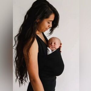 New Lalabu Womens Baby Wearing Soothe Tank Top Shirt Size Medium Black Stretchy